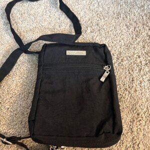 New Baggallini Black Crossbody Bag w/Shoulder Strap